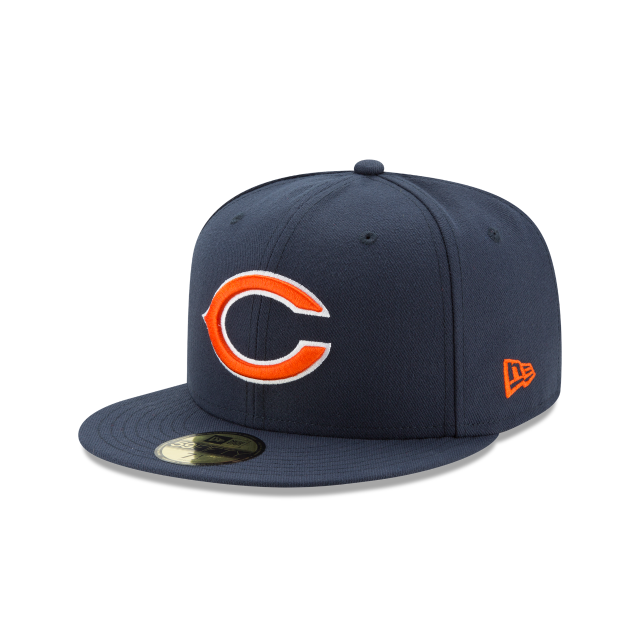 Chicago Bears NFL New Era Men's Navy 59Fifty Team Basic Fitted Hat