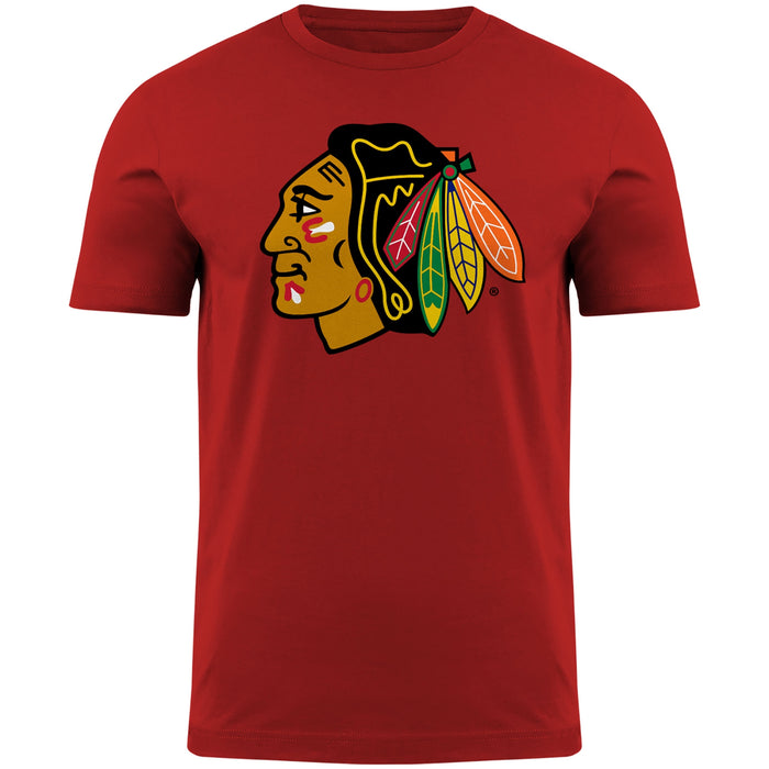 Chicago Blackhawks NHL Bulletin Men's Red Primary Logo T-Shirt