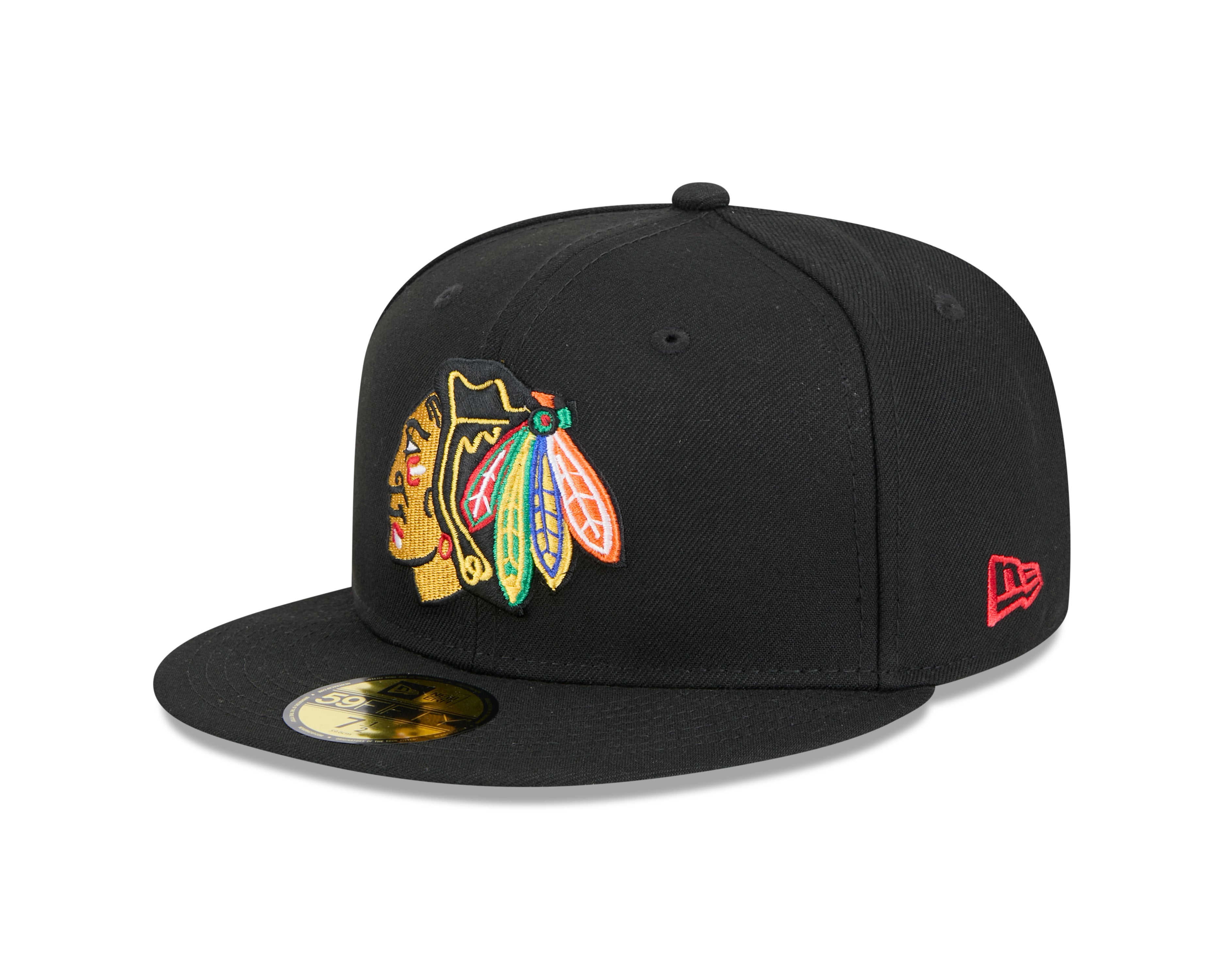 Chicago Blackhawks NHL New Era Men's Black 59Fifty Core Fitted Hat