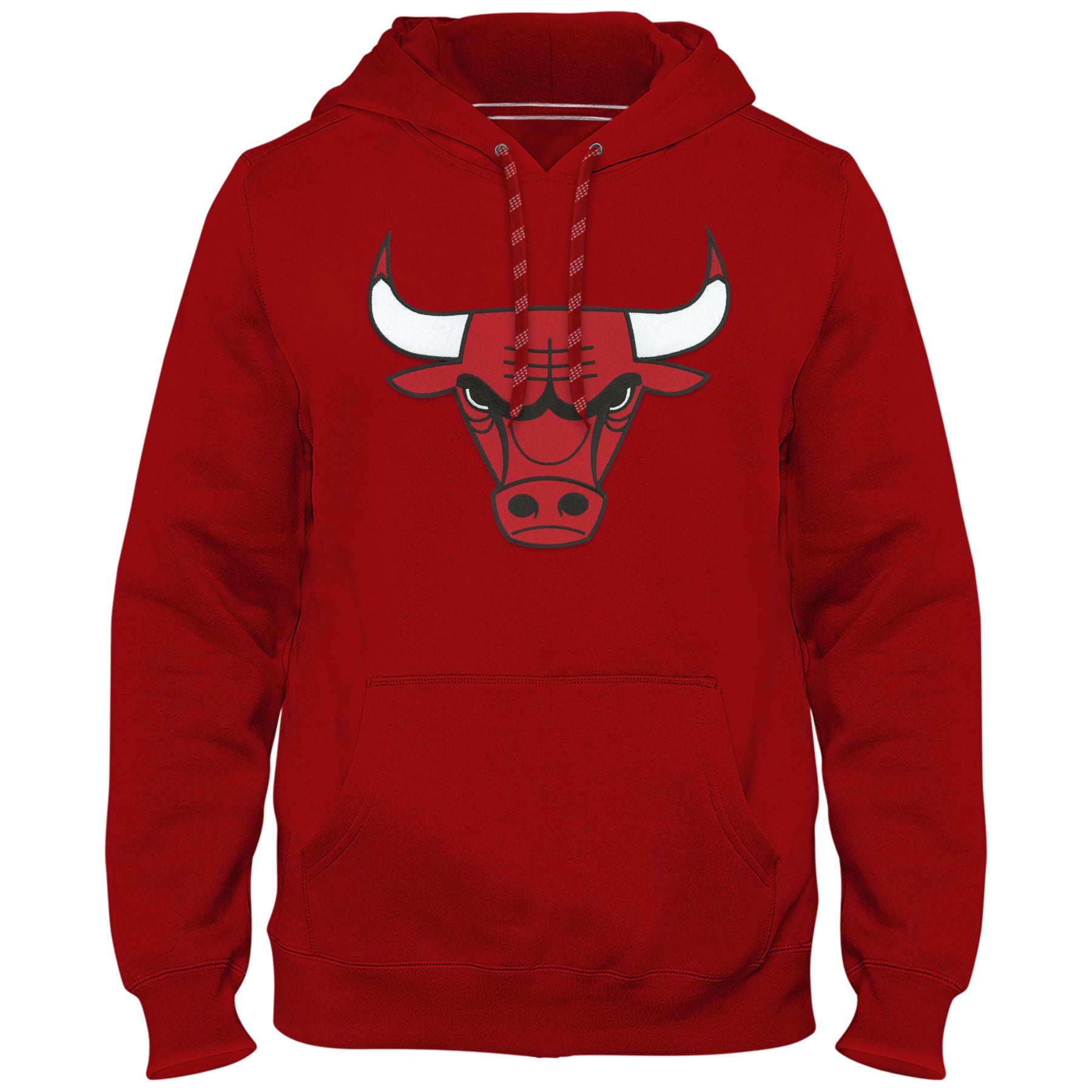 Chicago Bulls NBA Bulletin Men's Red Express Twill Logo Hoodie