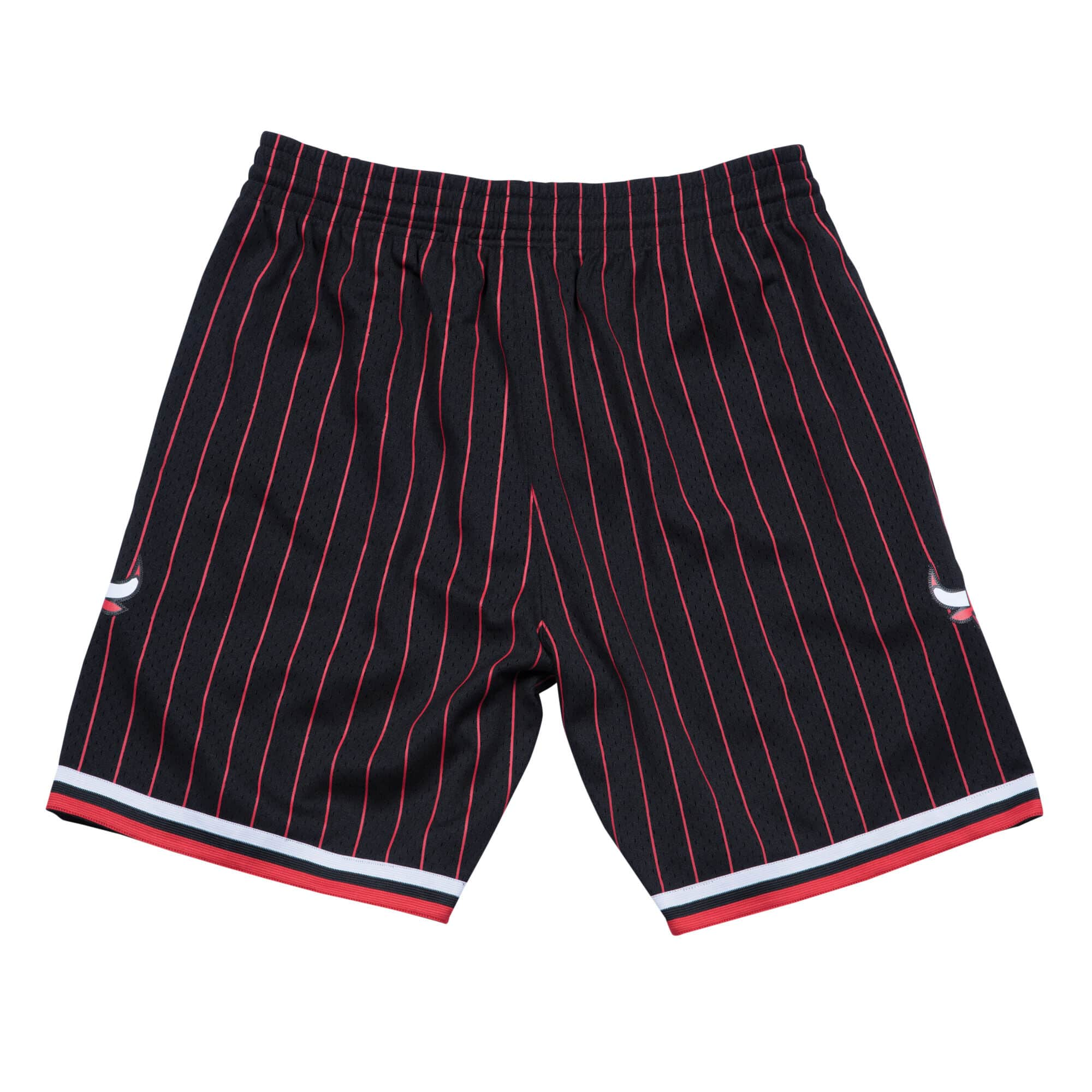 Chicago Bulls NBA Mitchell & Ness Men's Black 1996-97 Alternate Hardwood Classics Swingman Shorts