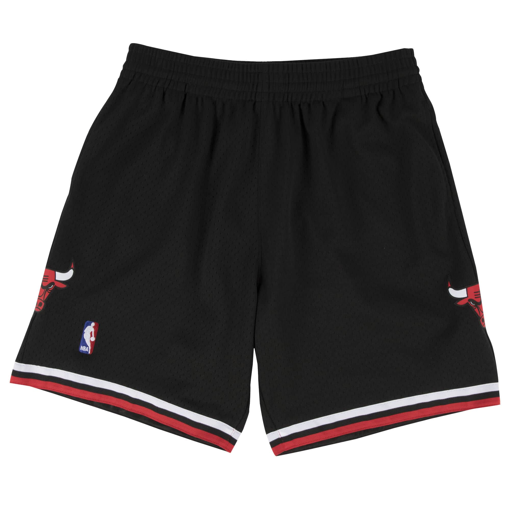 Chicago Bulls NBA Mitchell & Ness Short Swingman noir 1997-98 Hardwood Classics pour hommes