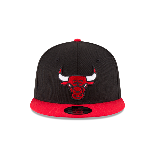 Chicago Bulls NBA New Era Men's Black/Red 9Fifty Two Tone Snapback