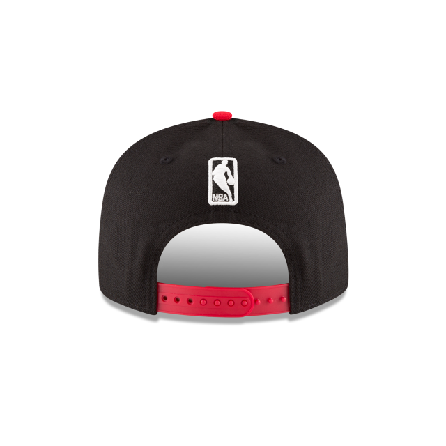 Chicago Bulls NBA New Era pour hommes, noir/rouge 9Fifty Two Tone Snapback