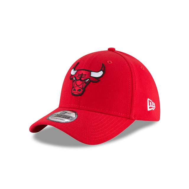Chicago Bulls NBA New Era Men's Red 39Thirty Team Classic Stretch Fit Hat