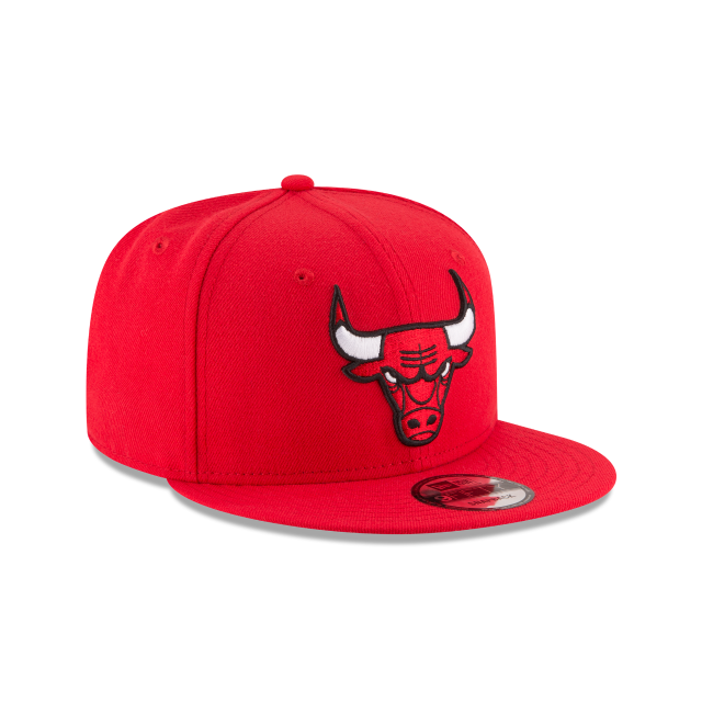 Chicago Bulls NBA New Era Men's Red 9Fifty Basic Snapback