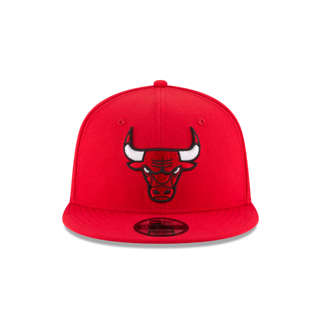 Chicago Bulls NBA New Era Men's Red 9Fifty Basic Snapback