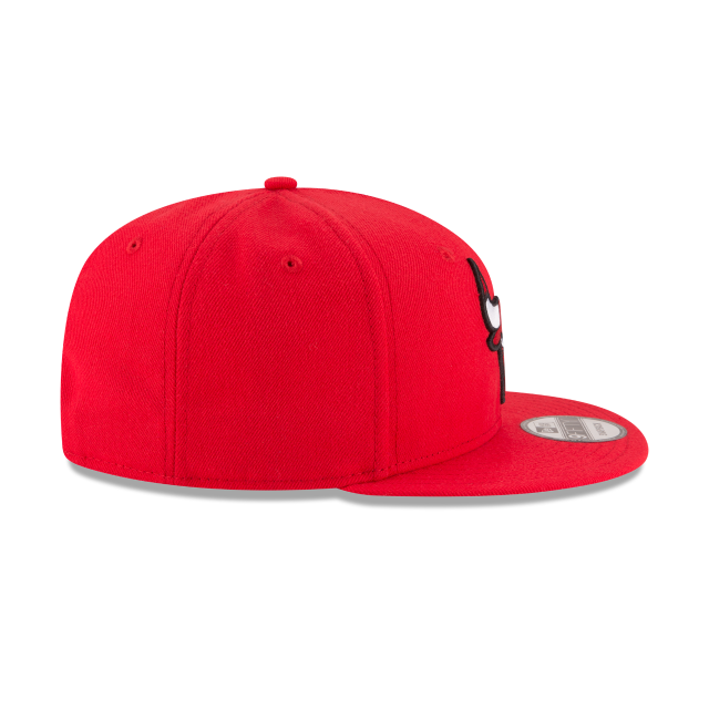 Chicago Bulls NBA New Era Men's Red 9Fifty Basic Snapback