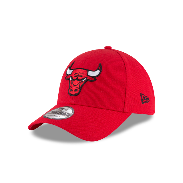 Casquette ajustable 9Forty The League rouge pour homme des Chicago Bulls NBA New Era