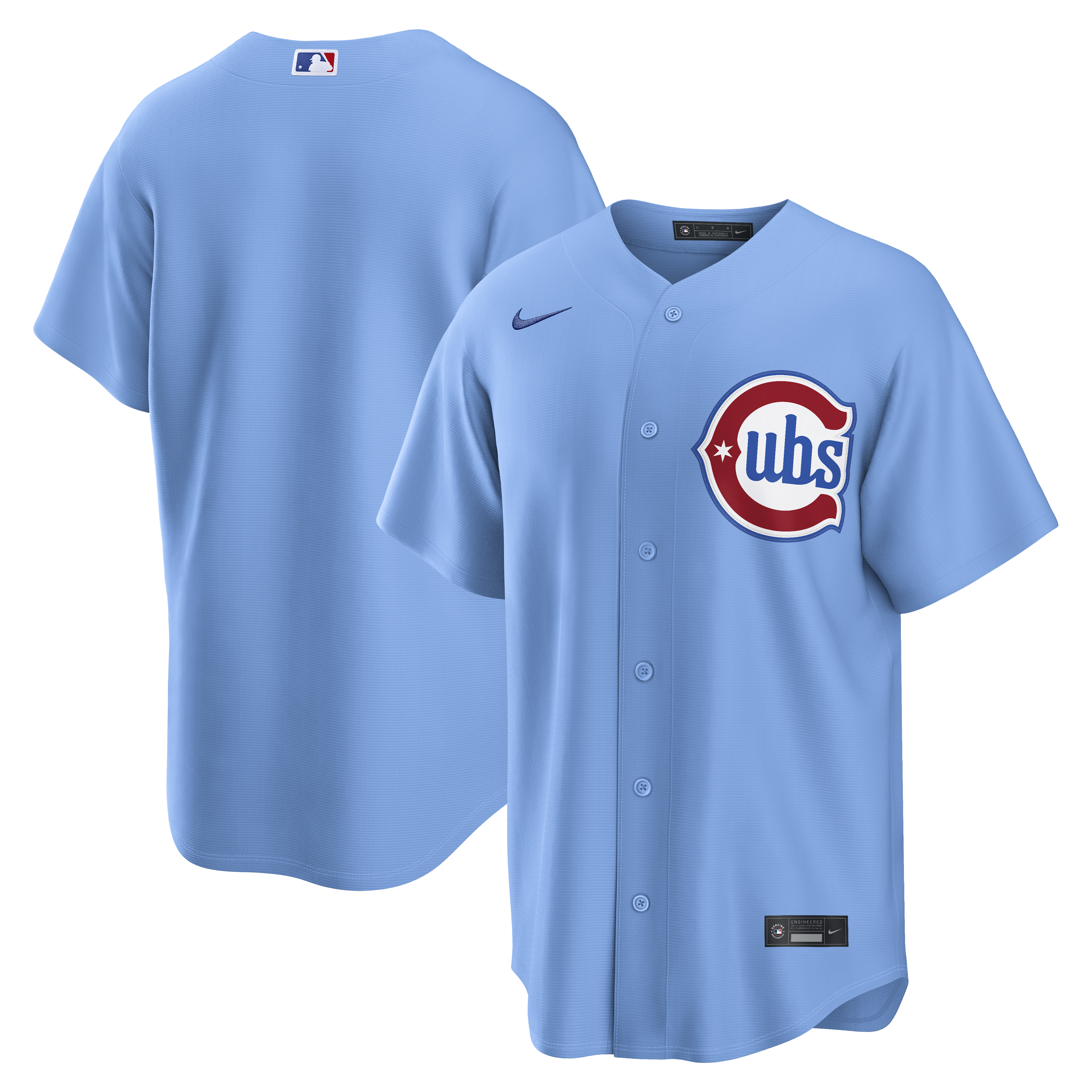 Chicago Cubs MLB Nike Men's Powder Blue Alternate Replica Jersey
