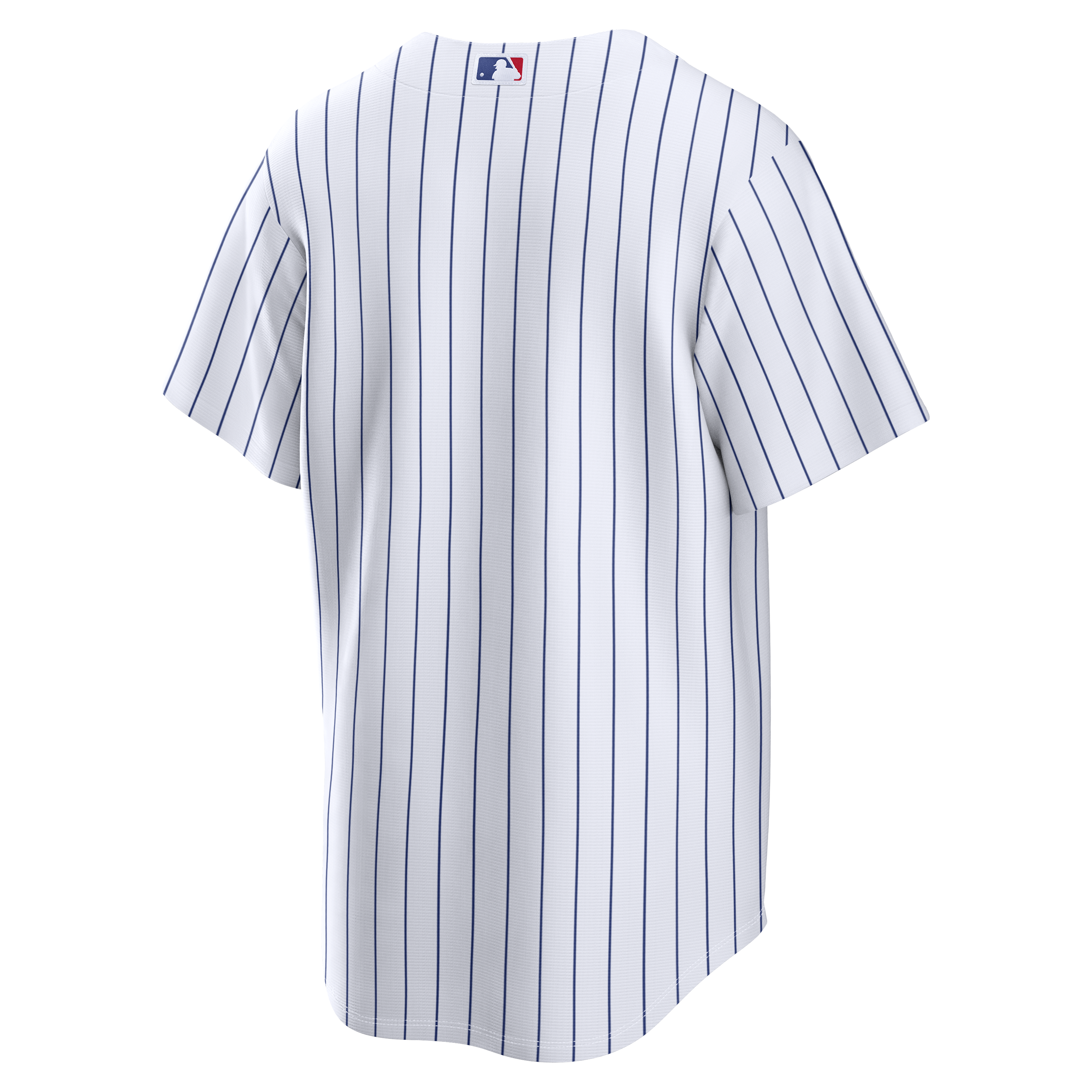 Maillot Replica Domicile à Rayures Blanches pour Homme Nike MLB des Chicago Cubs