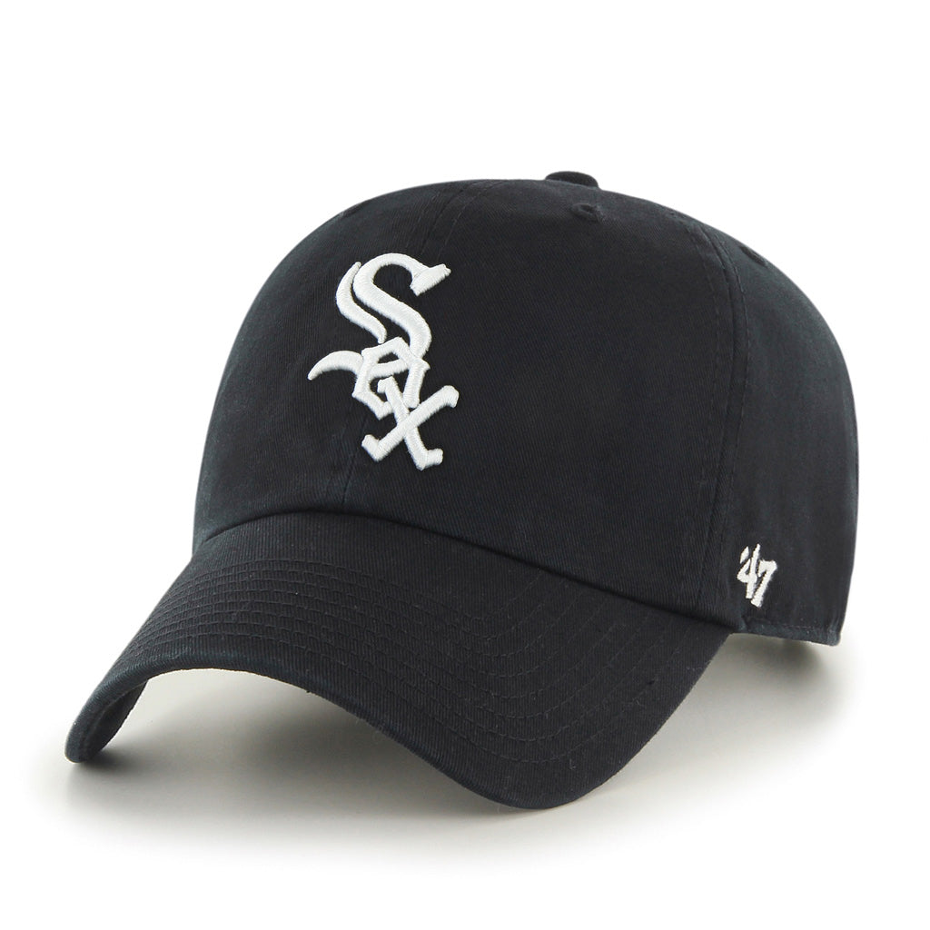 Casquette réglable noire Clean Up MLB 47 Brand des Chicago White Sox pour hommes