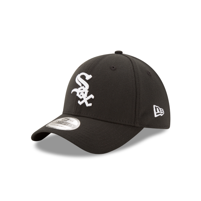 Casquette extensible classique noire 39Thirty Team MLB New Era des Chicago White Sox pour hommes