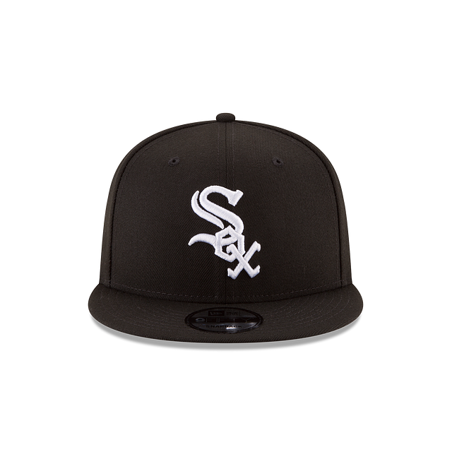 Chicago White Sox MLB New Era Men's Black 9Fifty Team Color Basic Snapback