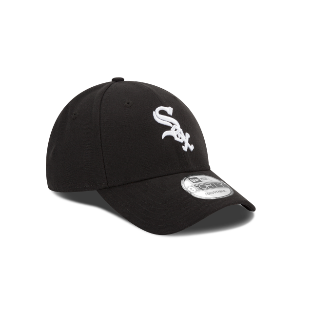 Chicago White Sox MLB New Era Men's Black 9Forty The League Adjustable Hat