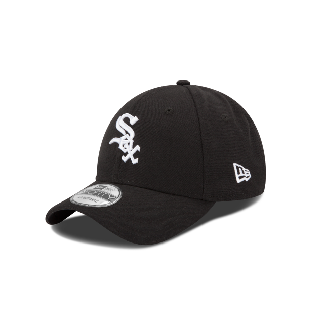 Chicago White Sox MLB New Era Men's Black 9Forty The League Adjustable Hat