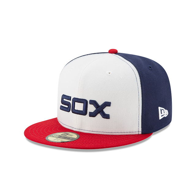 Casquette ajustée alternative tricolore 59Fifty Authentic Collection MLB New Era des Chicago White Sox pour hommes