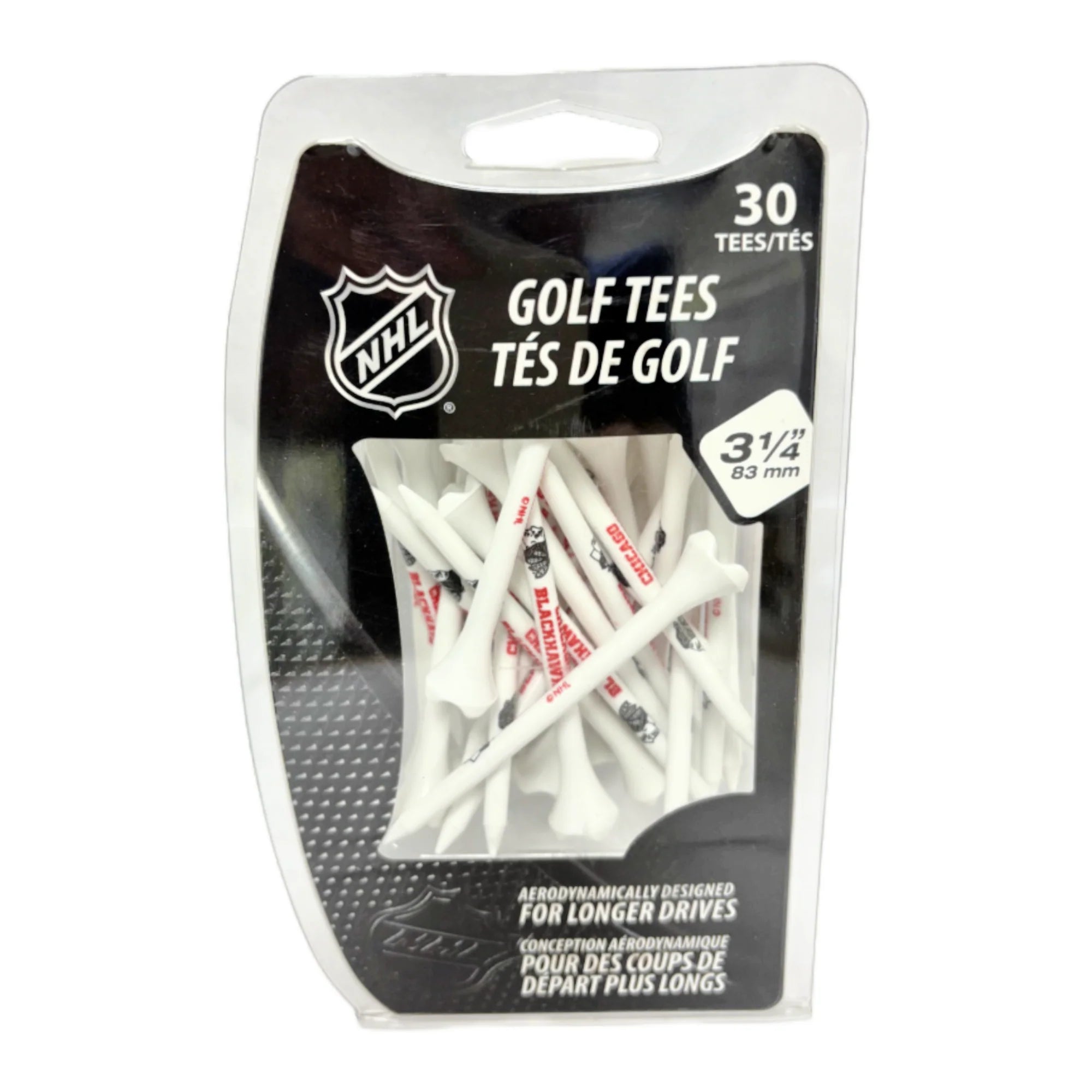 Chicago Blackhawks NHL Evot Performance Golf Tees 30 Pack