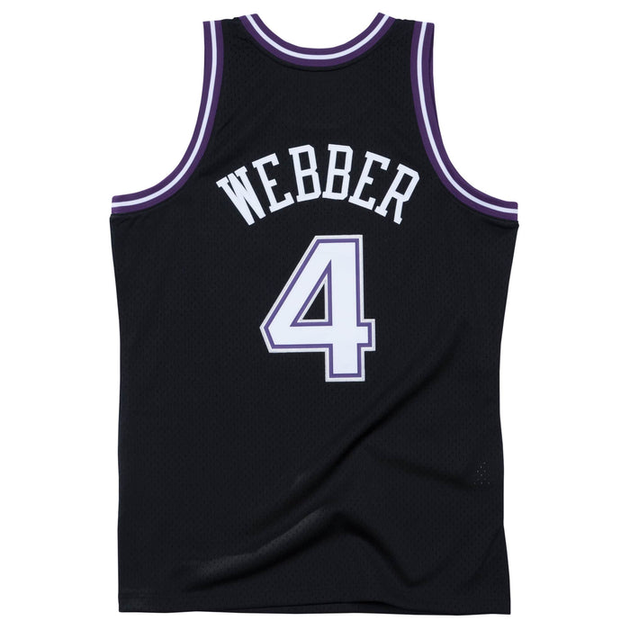 Chris Webber Sacramento Kings NBA Mitchell & Ness Men's Black 2000-01 Hardwood Classics Swingman Jersey