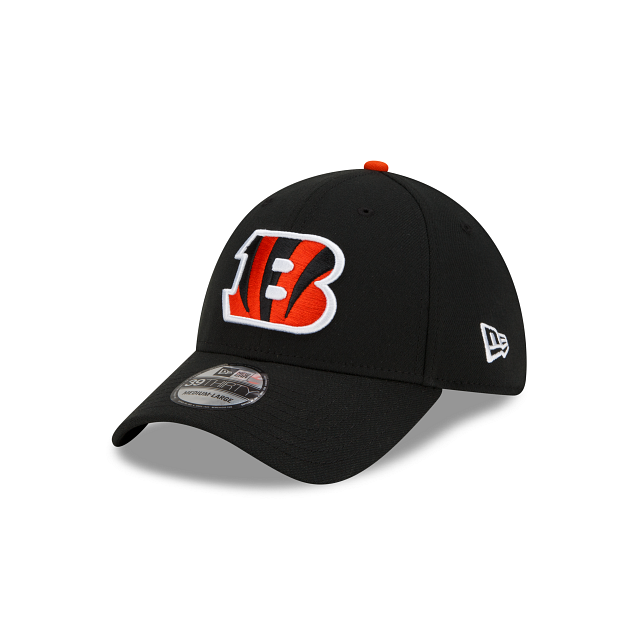 Cincinnati Bengals NFL New Era Men's Black 39Thirty Team Classic Stretch Fit Hat