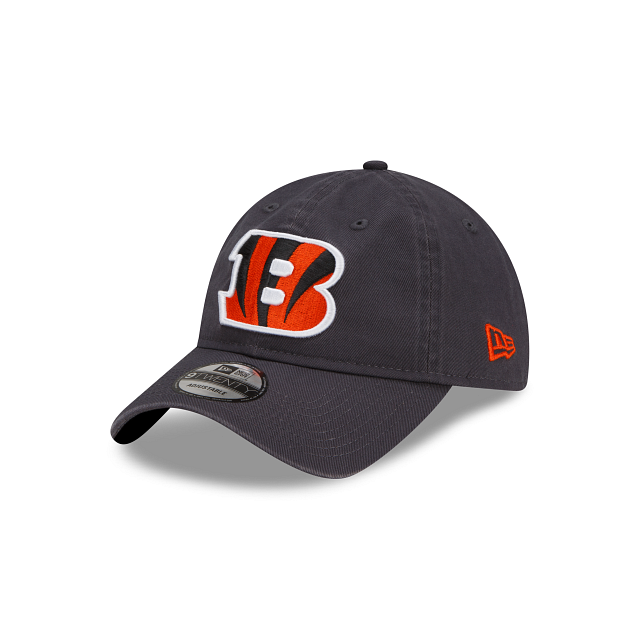 Casquette ajustable classique 9Twenty Core grise pour homme des Bengals de Cincinnati NFL New Era