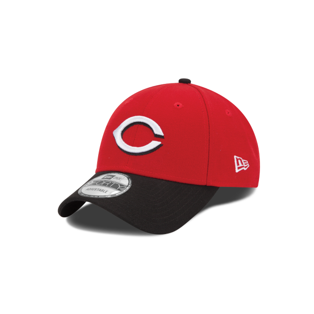 Casquette réglable Cincinnati Reds MLB New Era rouge noir 9Forty League Road pour hommes