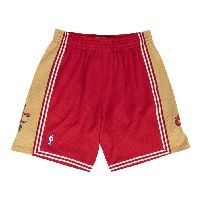 Cleveland Cavaliers NBA Mitchell & Ness Men's Red 2003-04 Hardwood Classics Swingman Shorts
