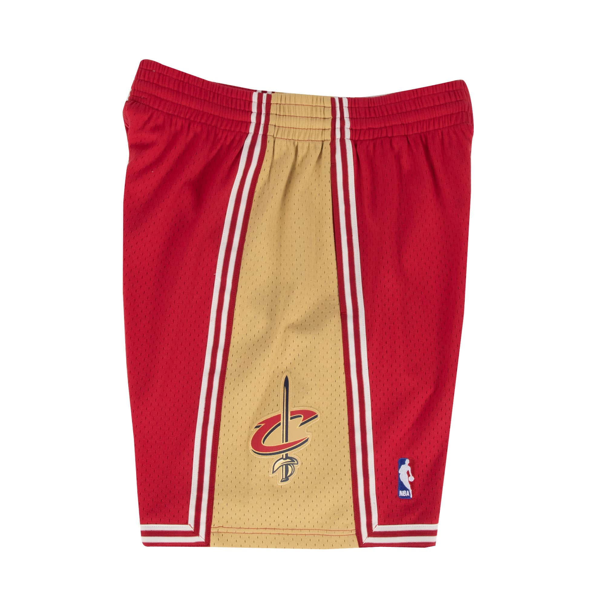 Cleveland Cavaliers NBA Mitchell & Ness Men's Red 2003-04 Hardwood Classics Swingman Shorts