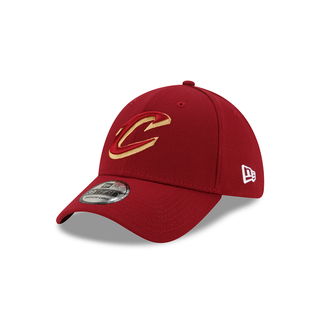 Cleveland Cavaliers NBA New Era Men's Wine 39Thirty Team Classic Stretch Fit Hat