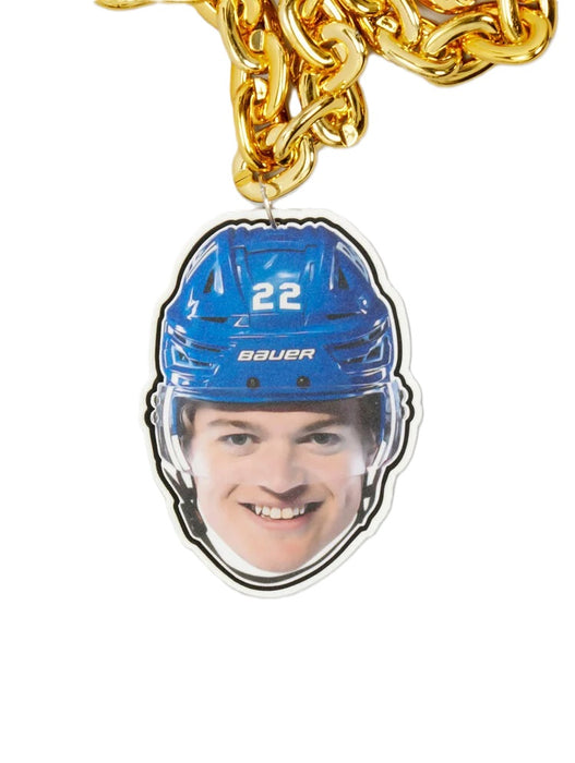 Cole Caufield Montreal Canadiens NHL FanFave FaceChain Gold Necklace