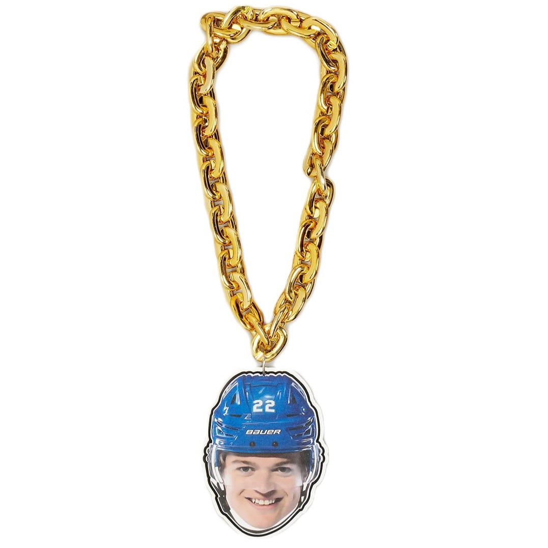 Cole Caufield Canadiens de Montréal NHL FanFave FaceChain Collier en or