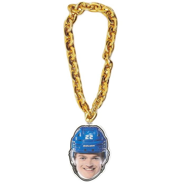 Cole Caufield Montreal Canadiens NHL FanFave FaceChain Gold Necklace