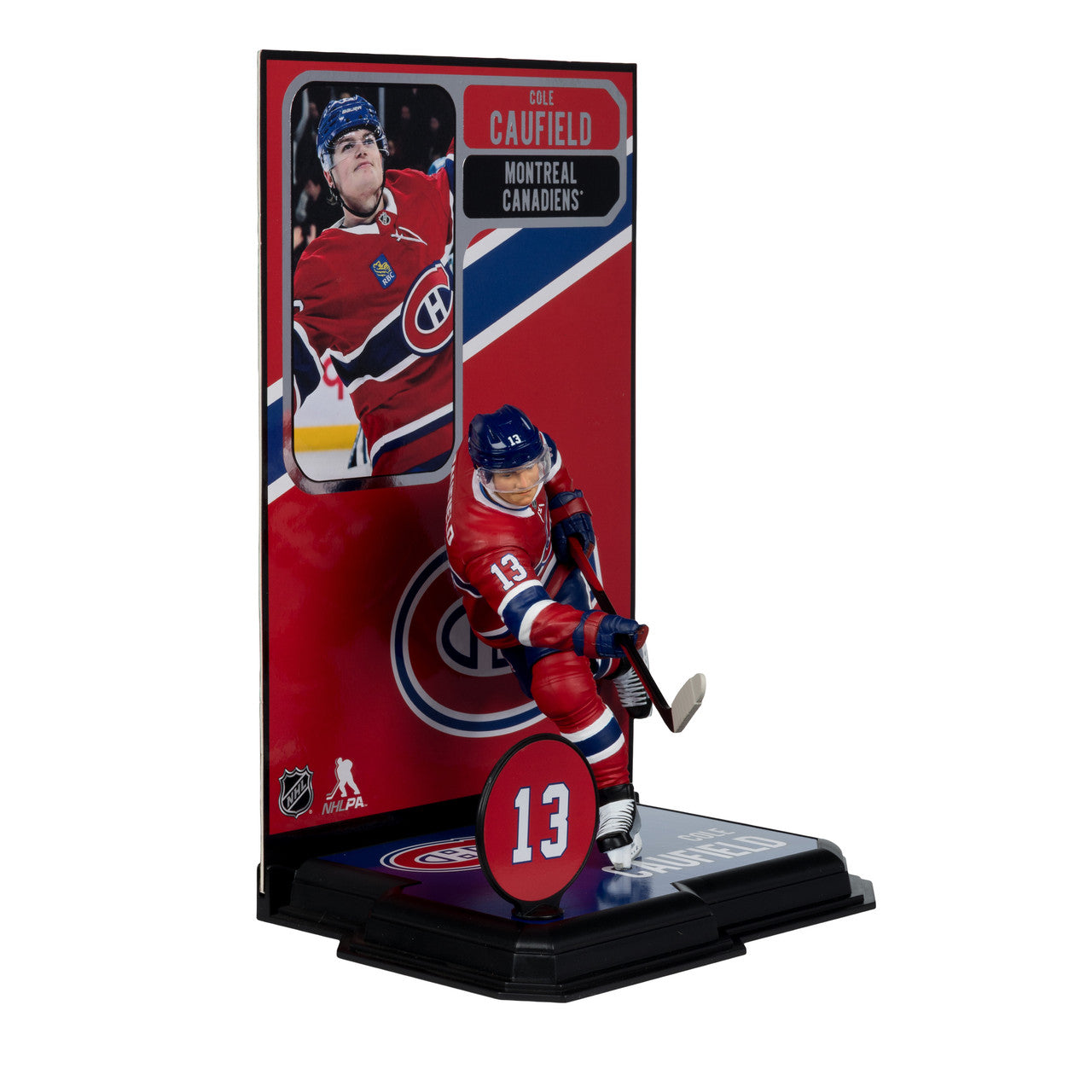 Figurine articulée Cole Caufield, Canadiens de Montréal, LNH, McFarlane Toys, uniforme domicile, série Legacy, 18 cm (7 pouces)