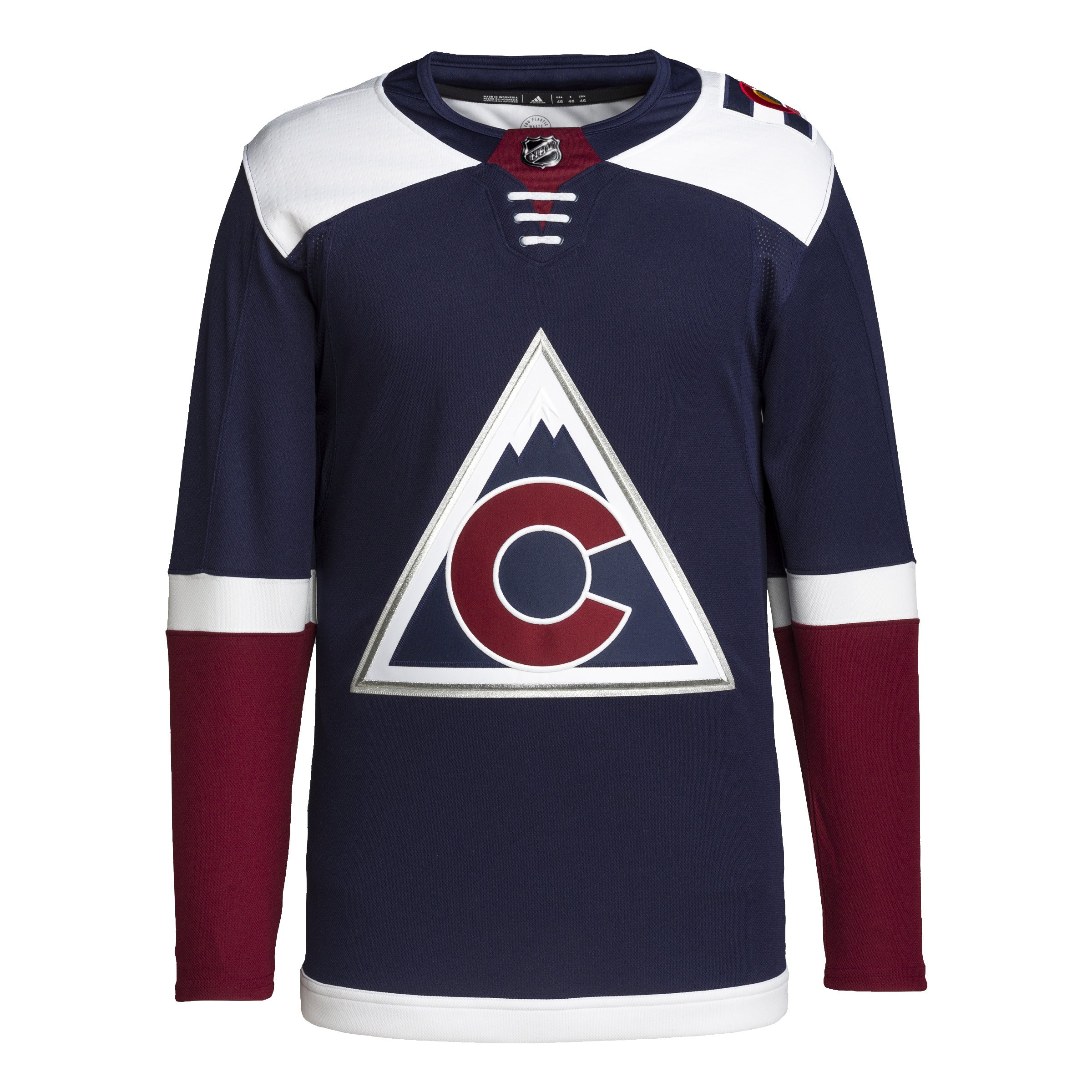 Colorado Avalanche NHL Adidas Maillot bleu marine Primegreen Alternate Authentic Pro pour hommes