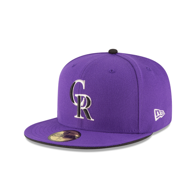 Colorado Rockies MLB New Era Men's Purple 59Fifty Authentic Collection On Field Alternate Fitted Hat