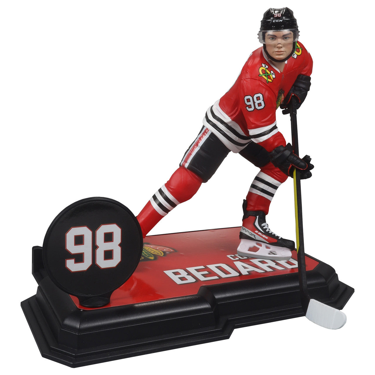 Connor Bedard Chicago Blackhawks NHL McFarlane Toys Home Uniform Legacy Series 7" Action Figure