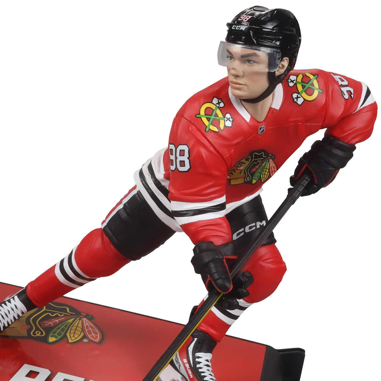 Connor Bedard Chicago Blackhawks NHL McFarlane Toys Home Uniform Legacy Series 7" Action Figure