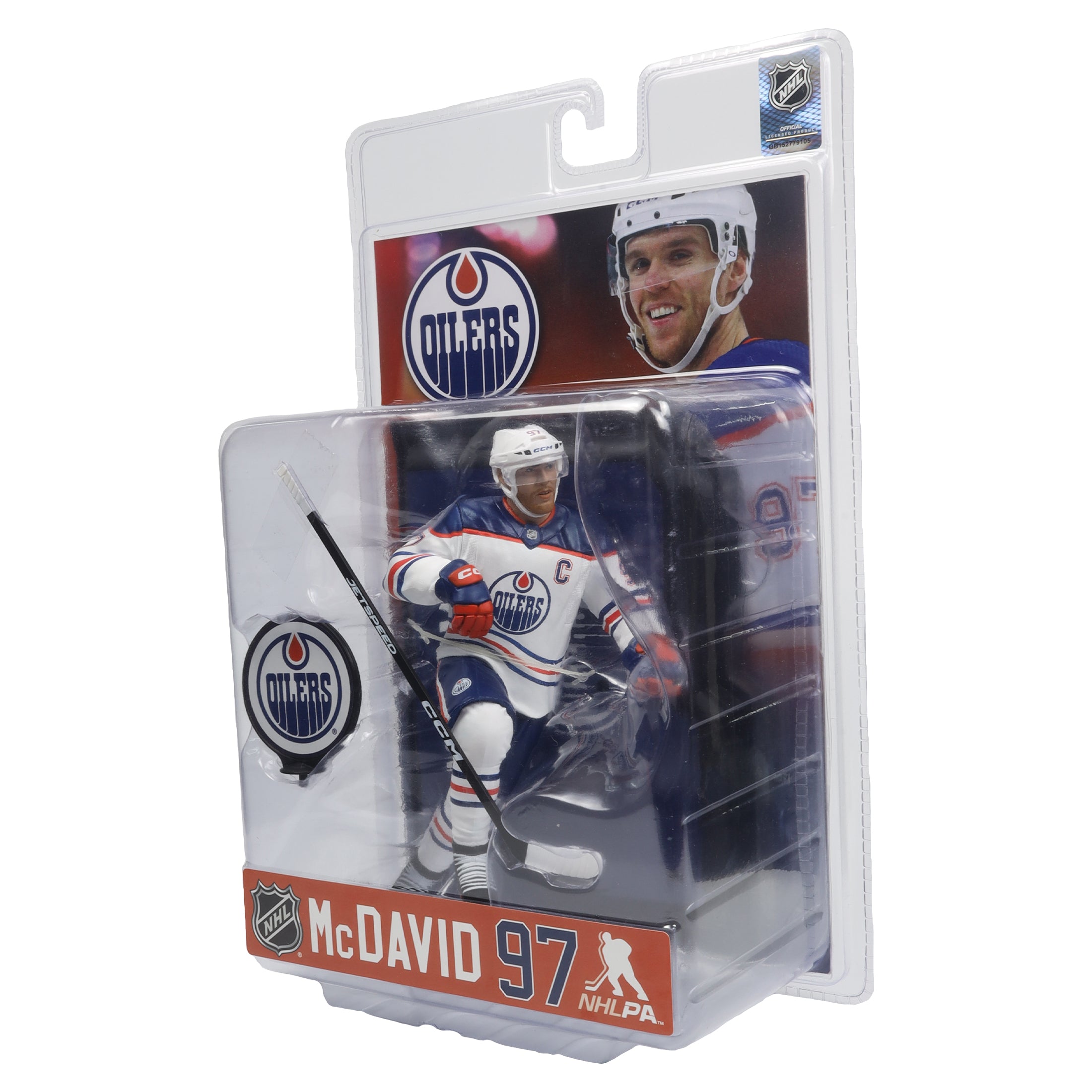 Connor McDavid Edmonton Oilers NHL McFarlane Toys Away Uniform Legacy Series 7" Action Figure