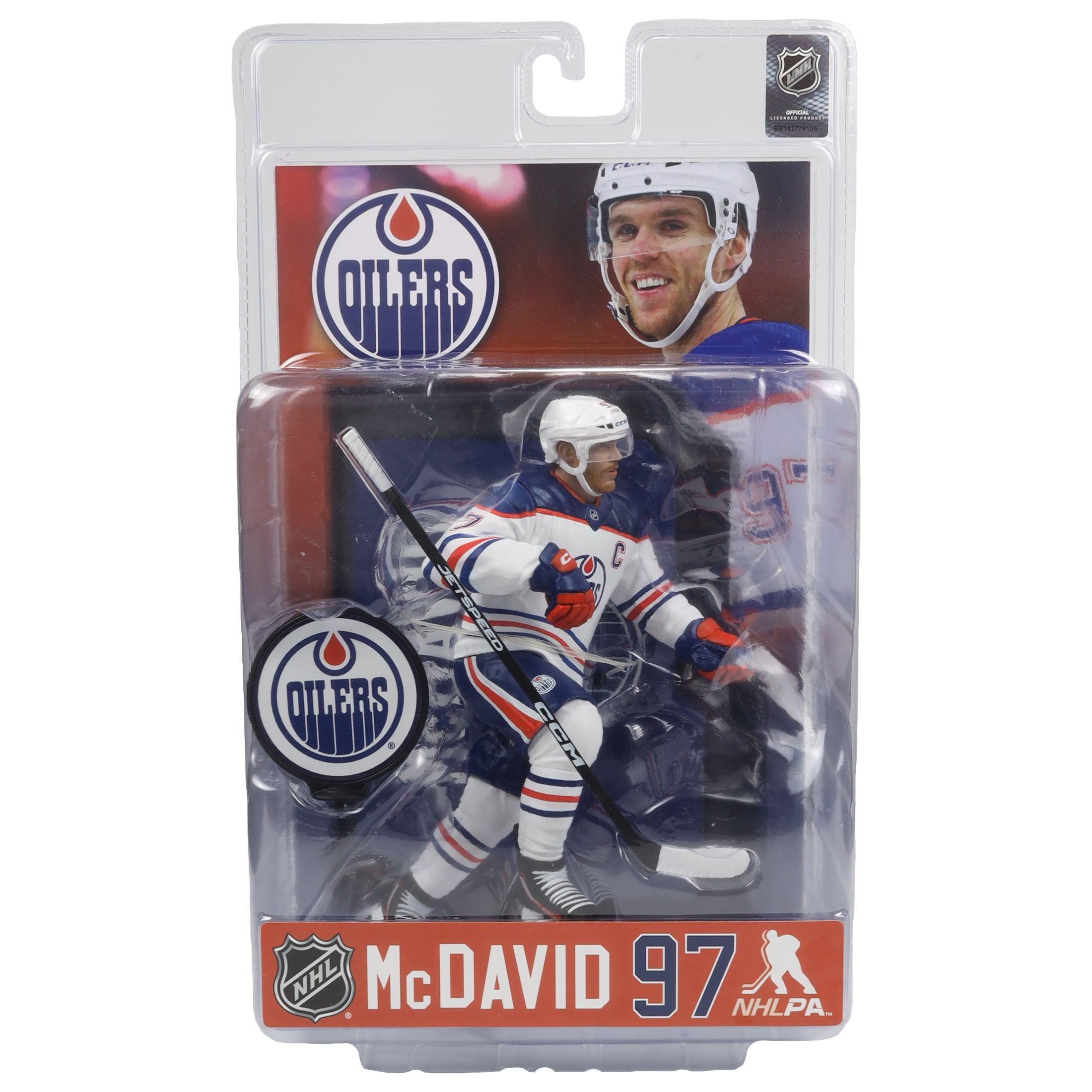 Connor McDavid Edmonton Oilers NHL McFarlane Toys Away Uniform Legacy Series 7" Action Figure