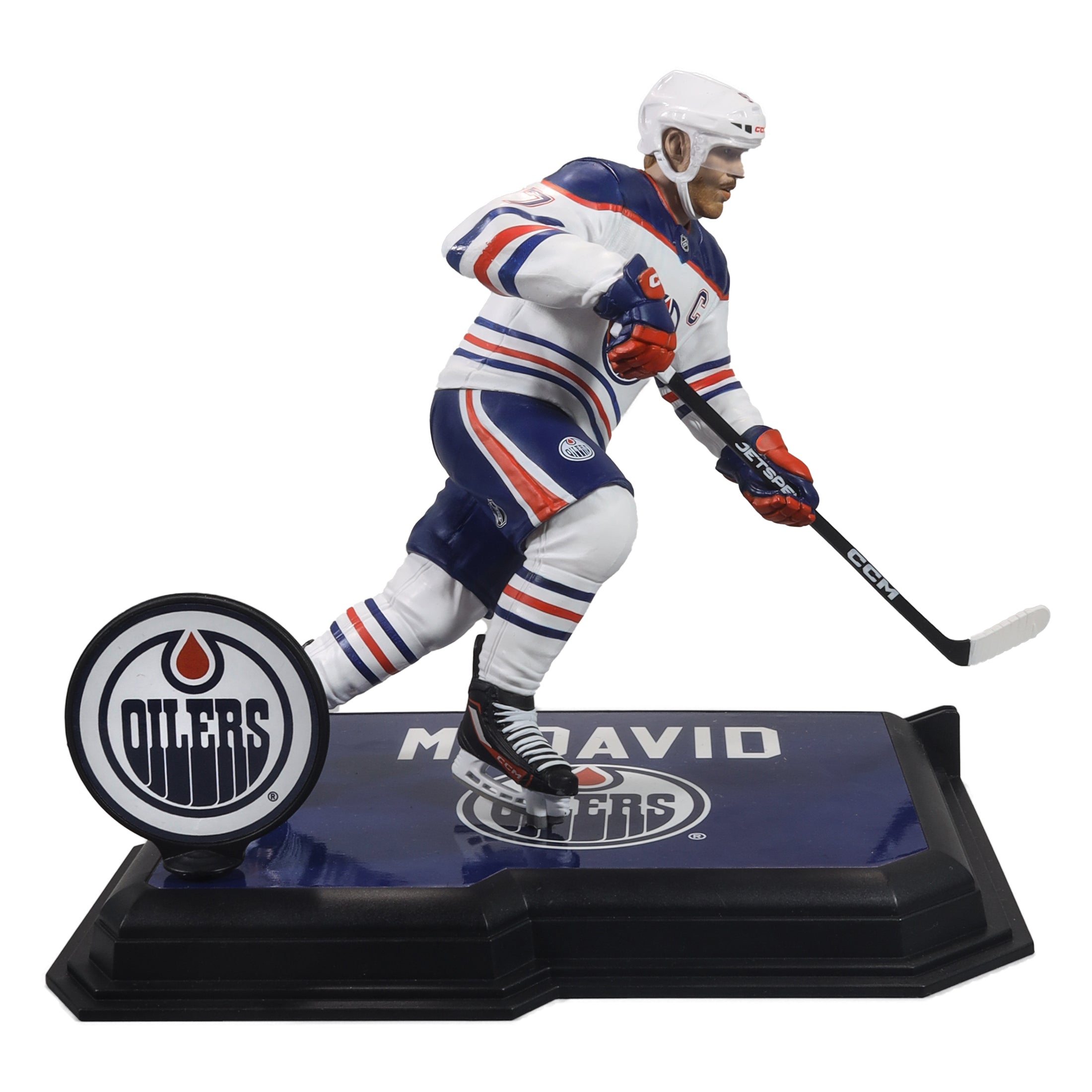 Connor McDavid Edmonton Oilers NHL McFarlane Toys Away Uniform Legacy Series 7" Action Figure