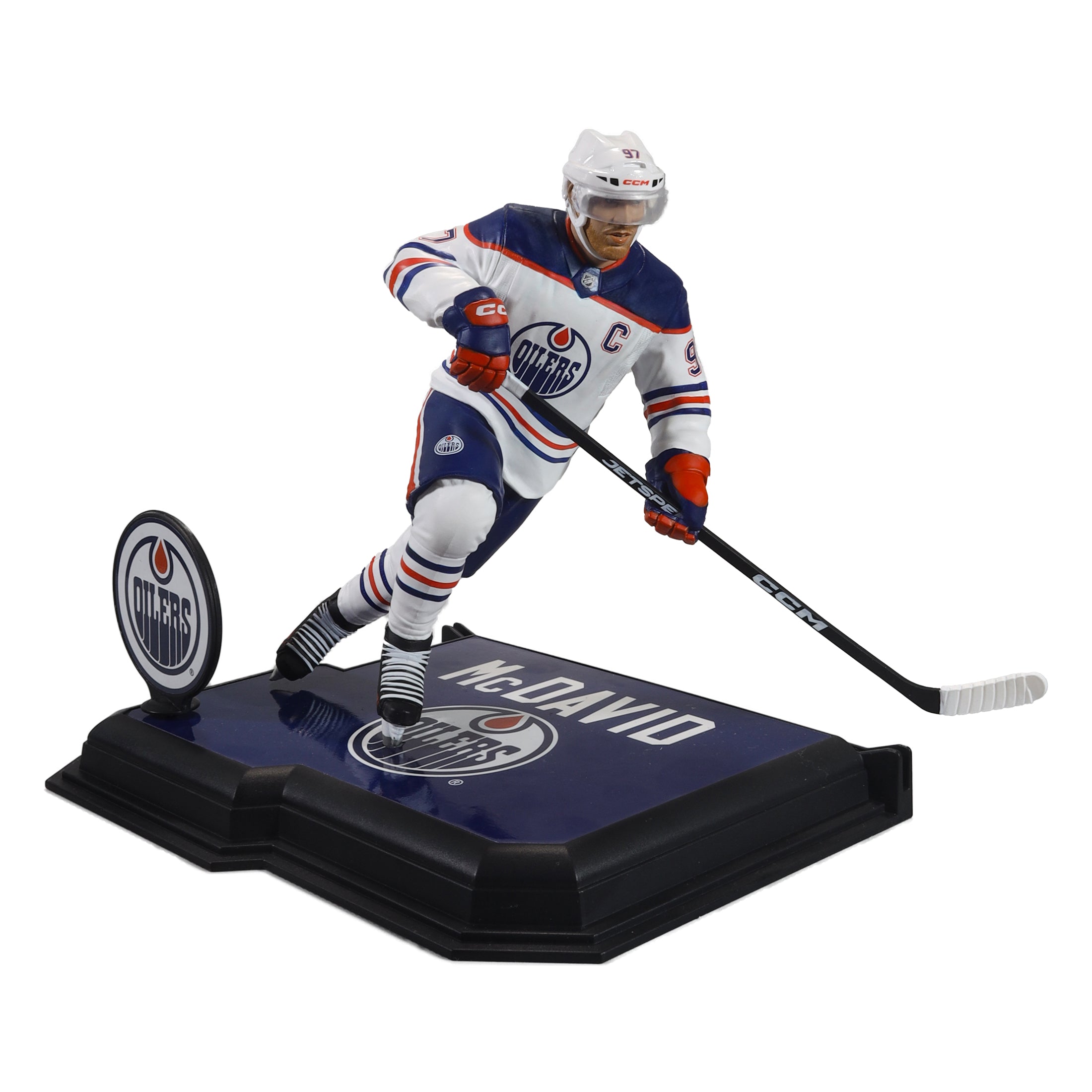 Connor McDavid Edmonton Oilers NHL McFarlane Toys Away Uniform Legacy Series 7" Action Figure