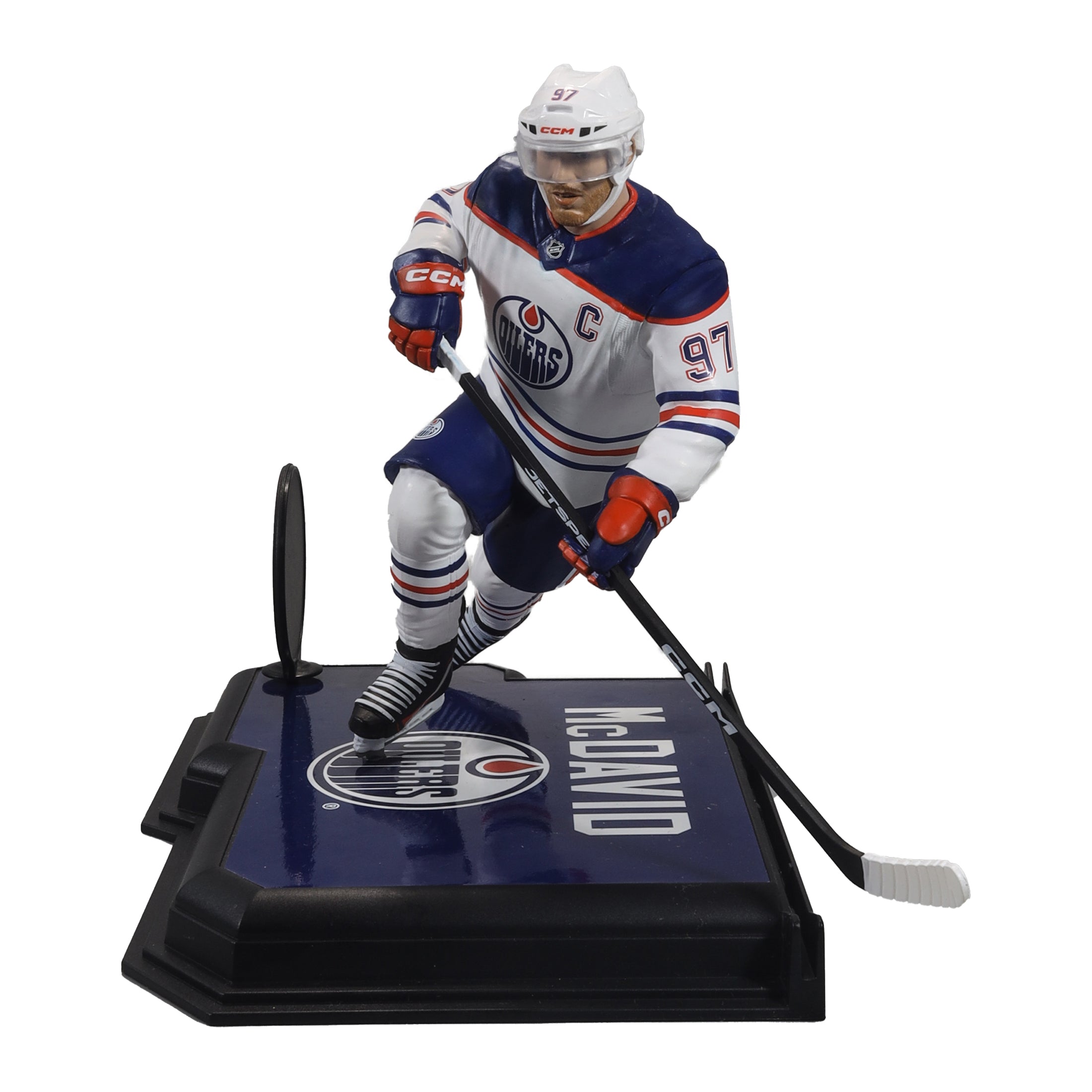 Connor McDavid Edmonton Oilers NHL McFarlane Toys Away Uniform Legacy Series 7" Action Figure