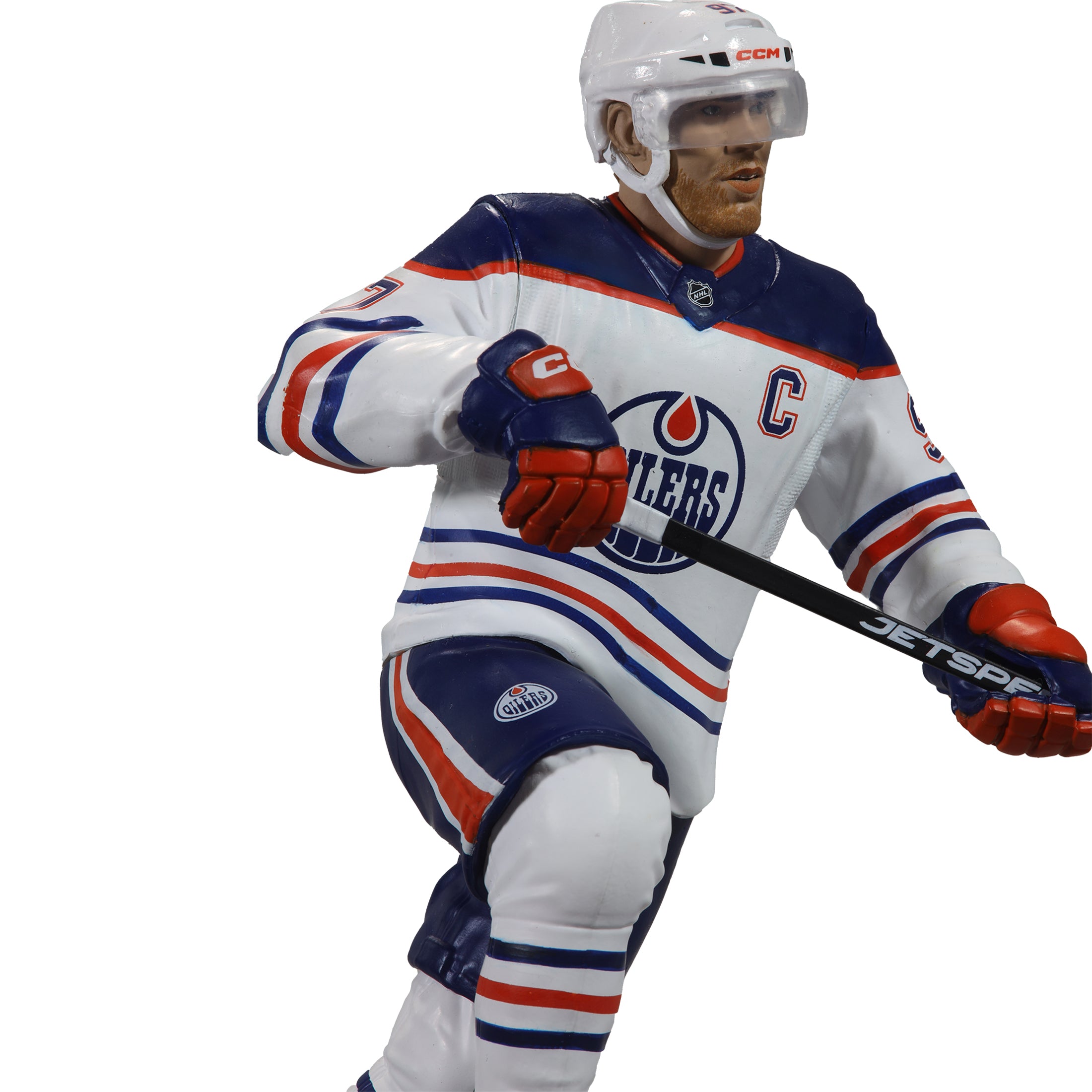 Connor McDavid Edmonton Oilers NHL McFarlane Toys Away Uniform Legacy Series 7" Action Figure