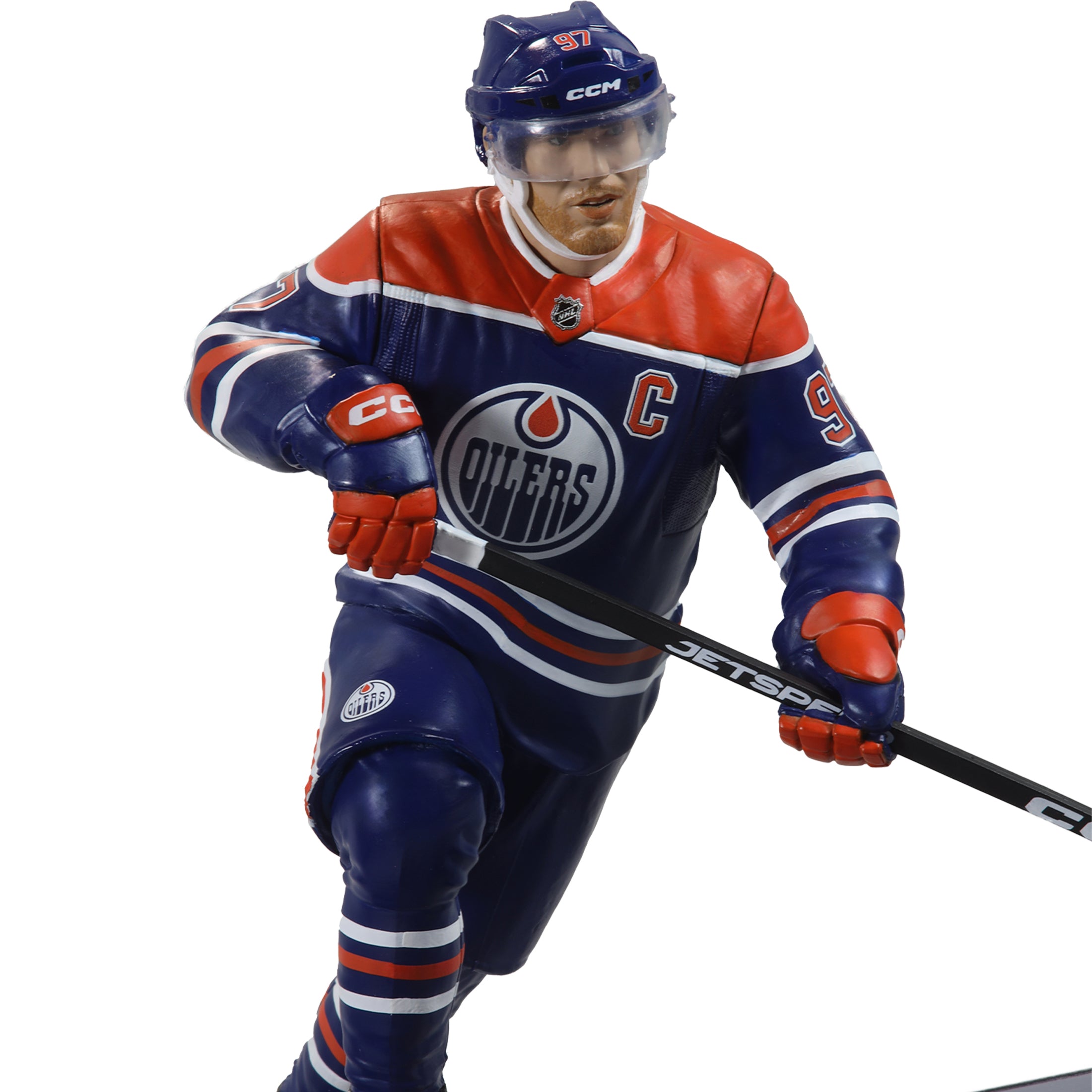 Connor McDavid Edmonton Oilers NHL McFarlane Toys Home Uniform Legacy Series 7" Action Figure