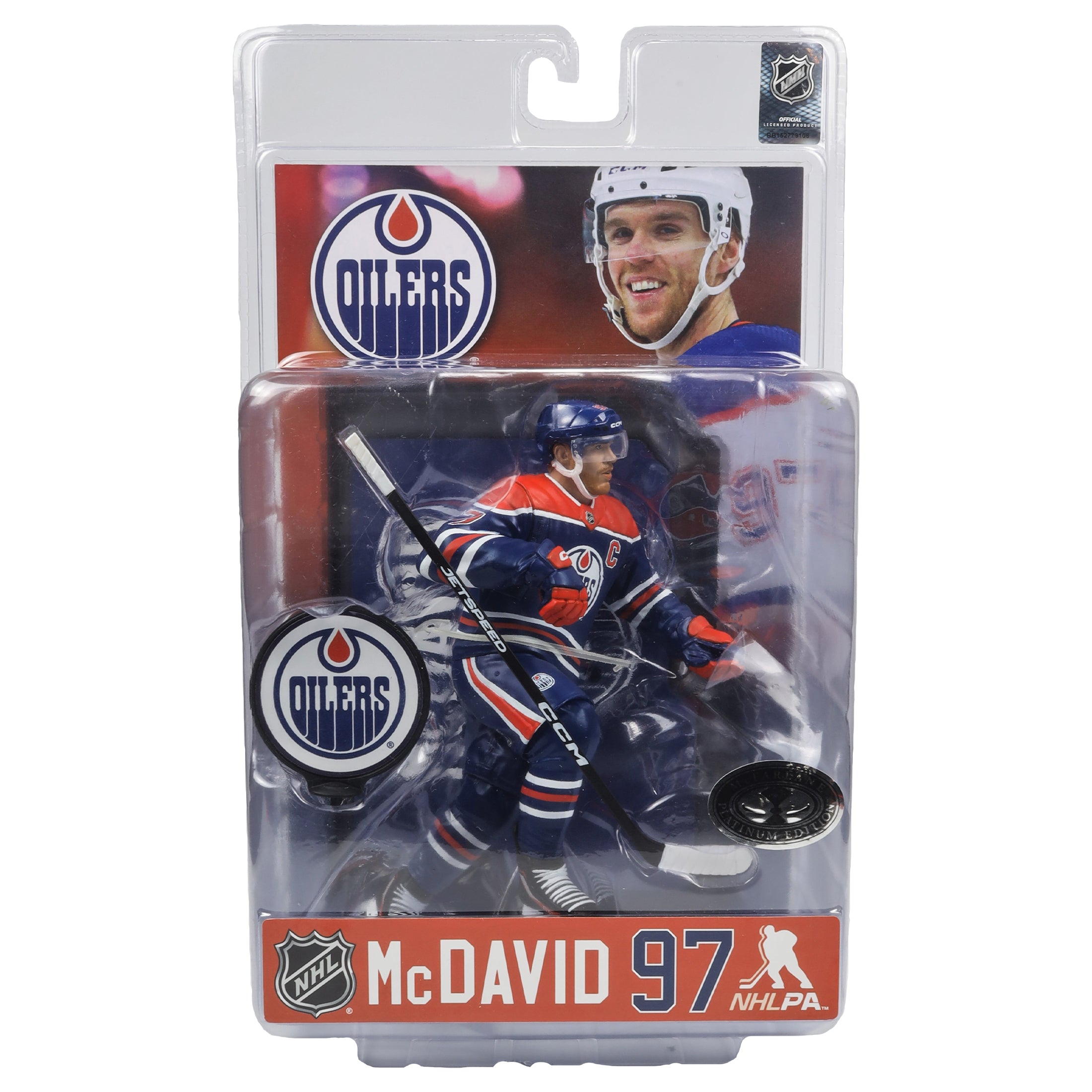 Connor McDavid Edmonton Oilers NHL McFarlane Toys Home Uniform Legacy Series 7" Action Figure