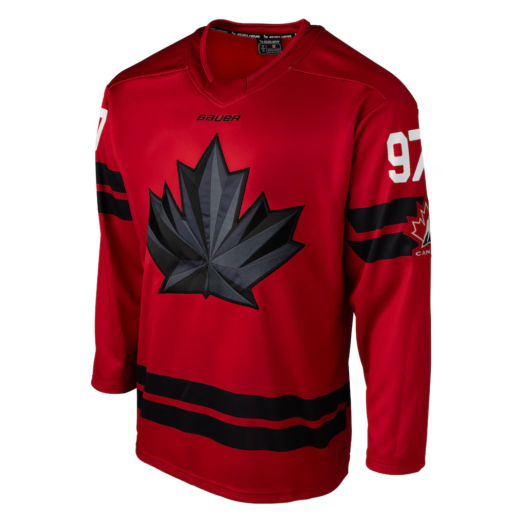 Connor McDavid Hockey Canada IIHF Bauer Men's Red 2026 Semi Pro Jersey