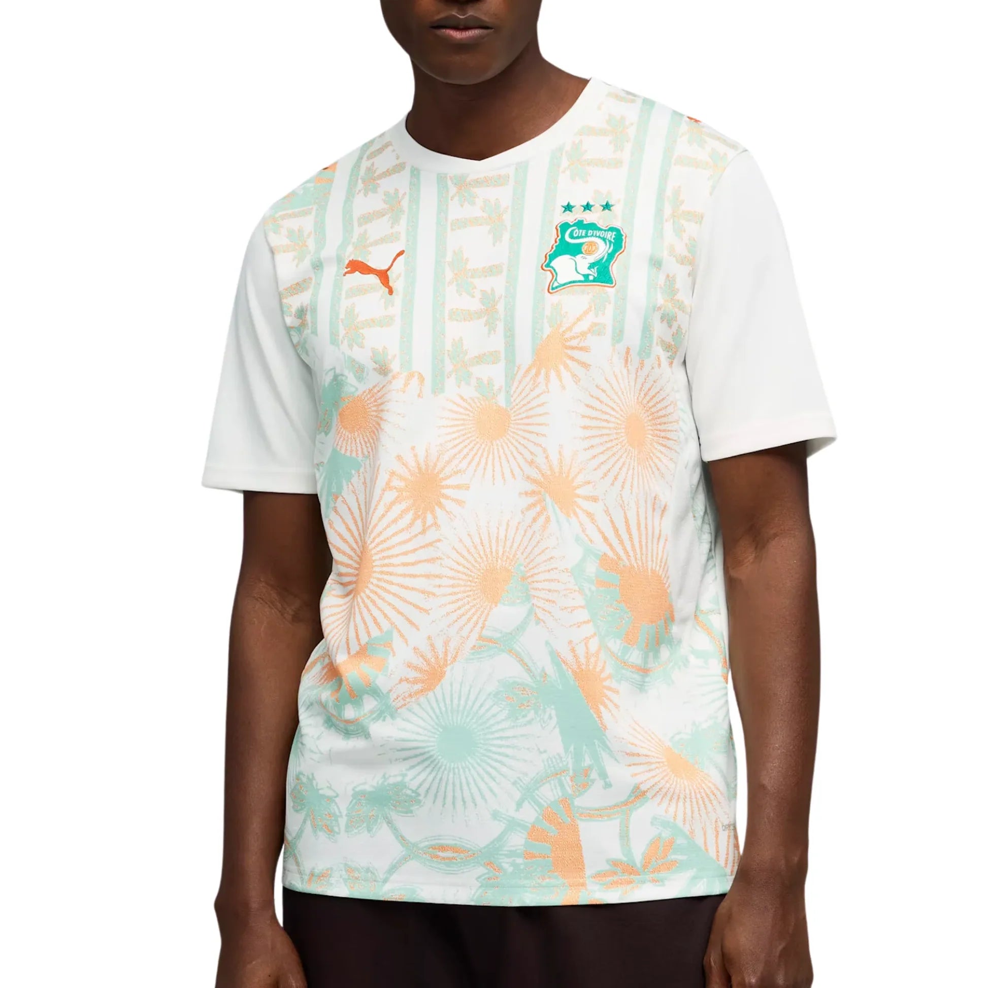 Côte d'Ivoire National Team FIFA Puma Men's White 2026 Away Replica Jersey