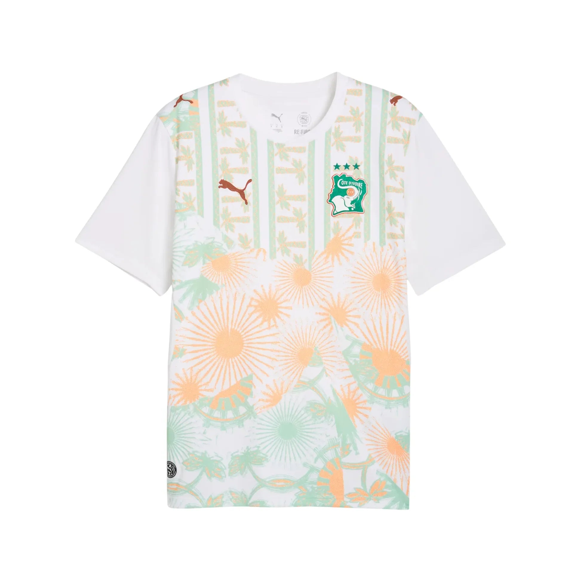 Côte d'Ivoire National Team FIFA Puma Men's White 2026 Away Replica Jersey