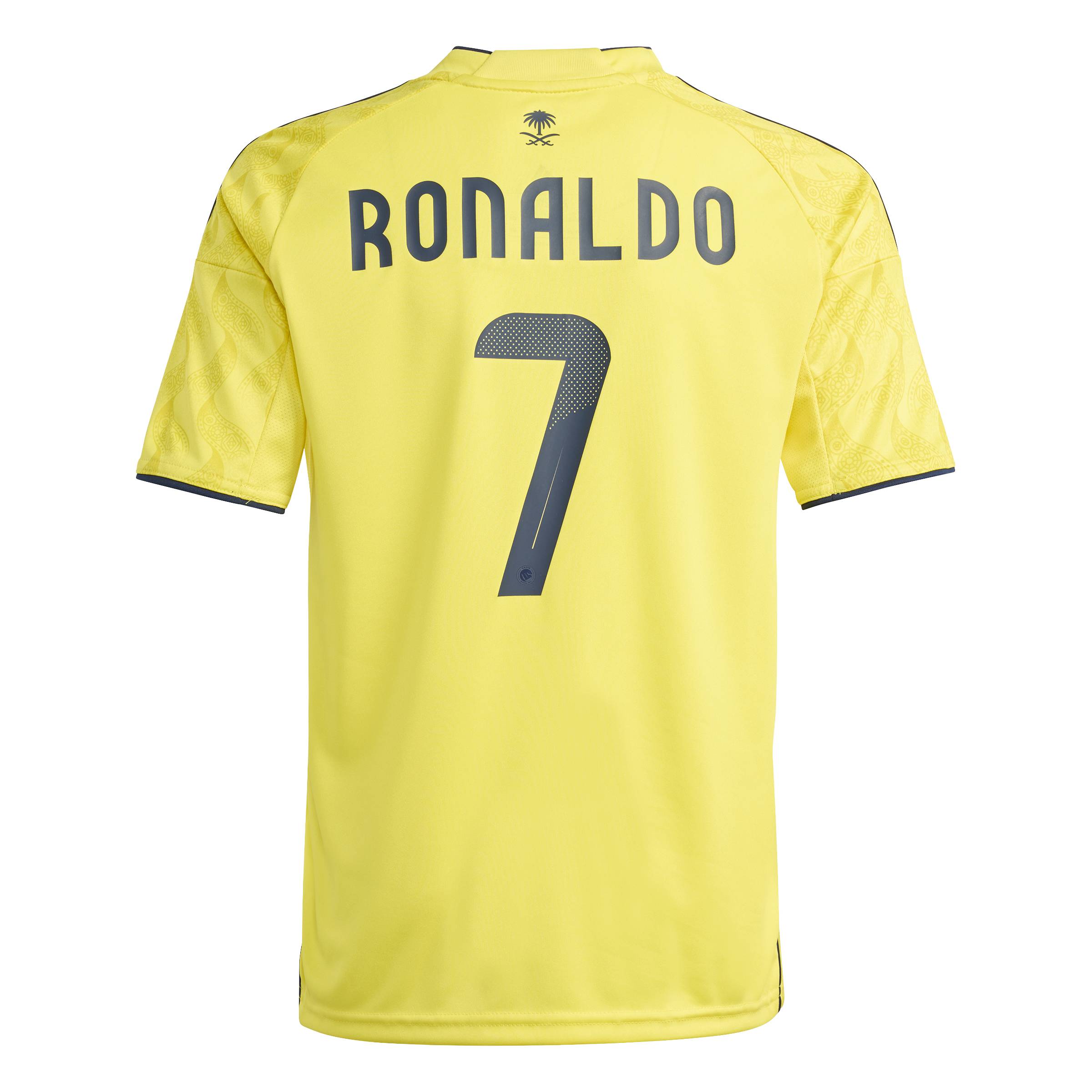 Cristiano Ronaldo Al Nassr FC SPL Adidas Youth Yellow 2025/26 Replica Home Jersey