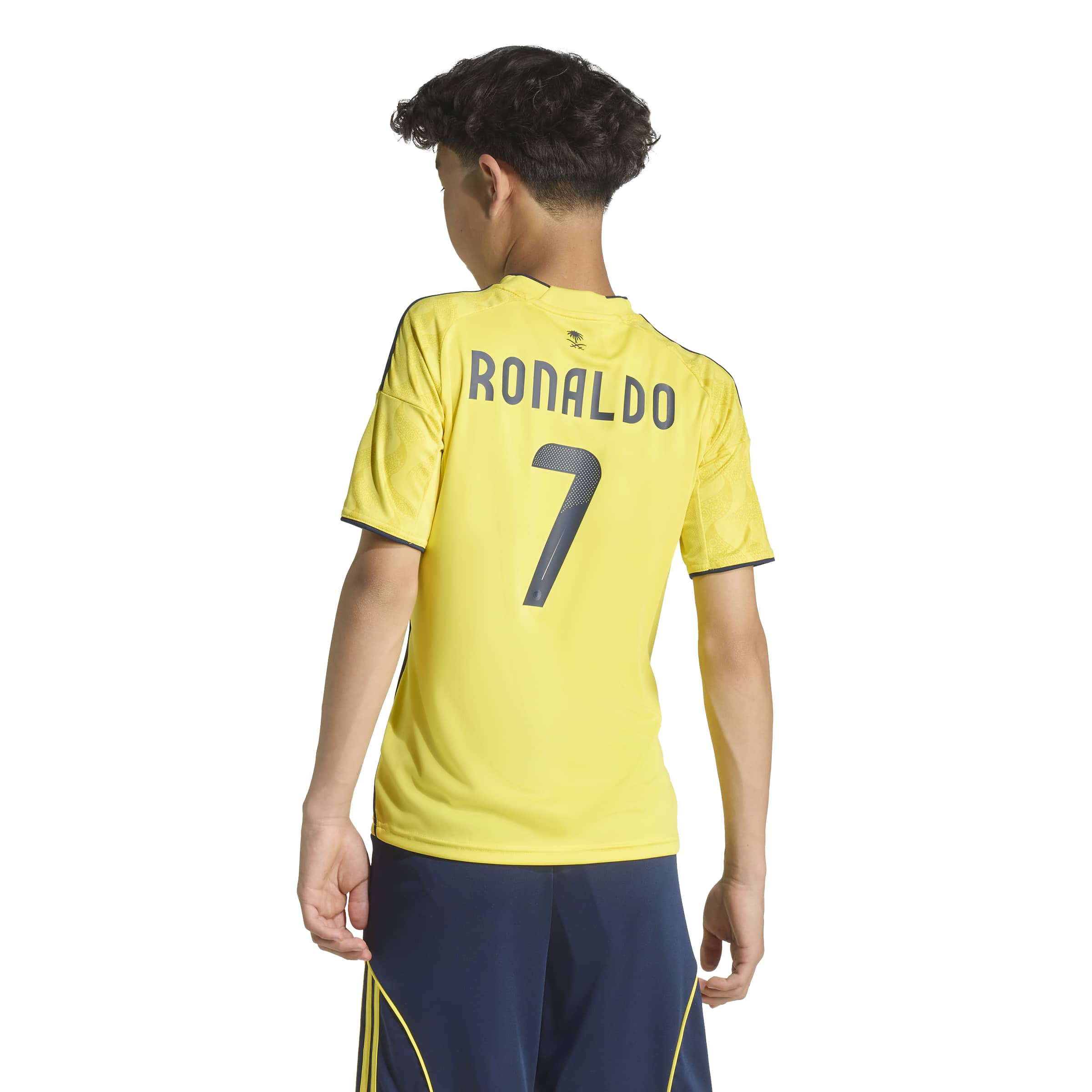 Cristiano Ronaldo Al Nassr FC SPL Adidas Youth Yellow 2025/26 Replica Home Jersey
